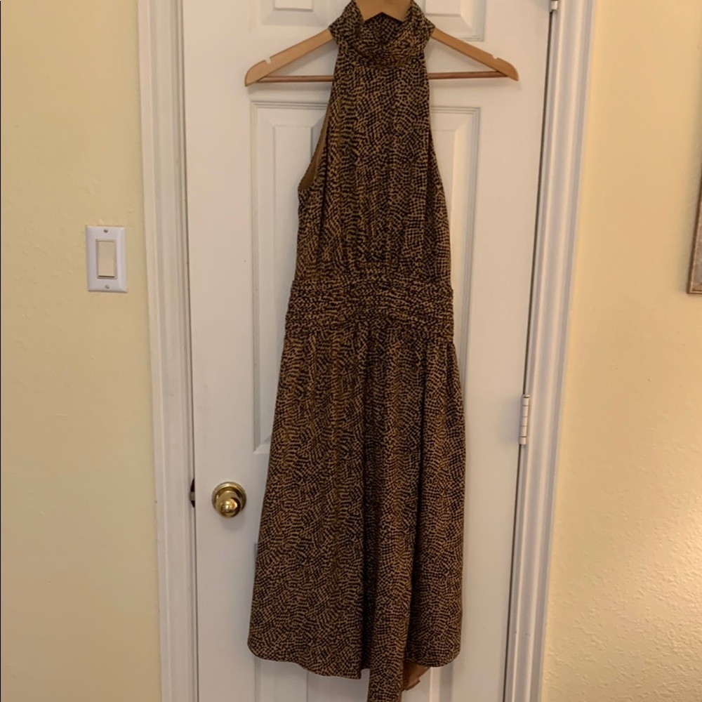Joie Cheetah Print Halter Dress